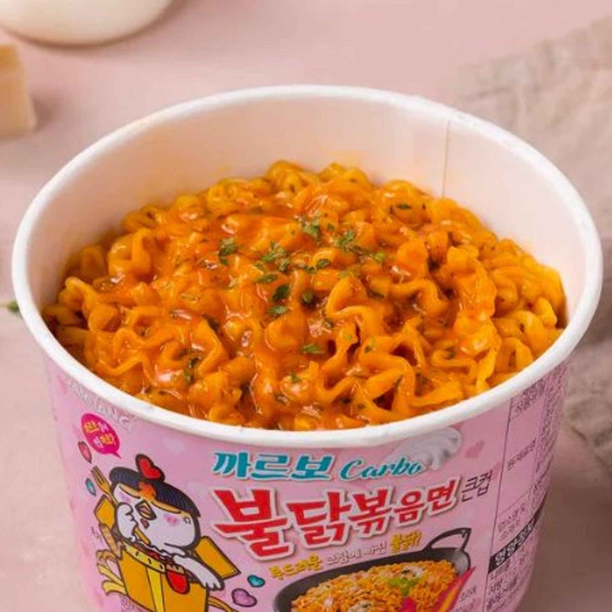Samyang Buldak Ramen Hot Chicken Carbonara Cup 80 g - MARIVIC MART