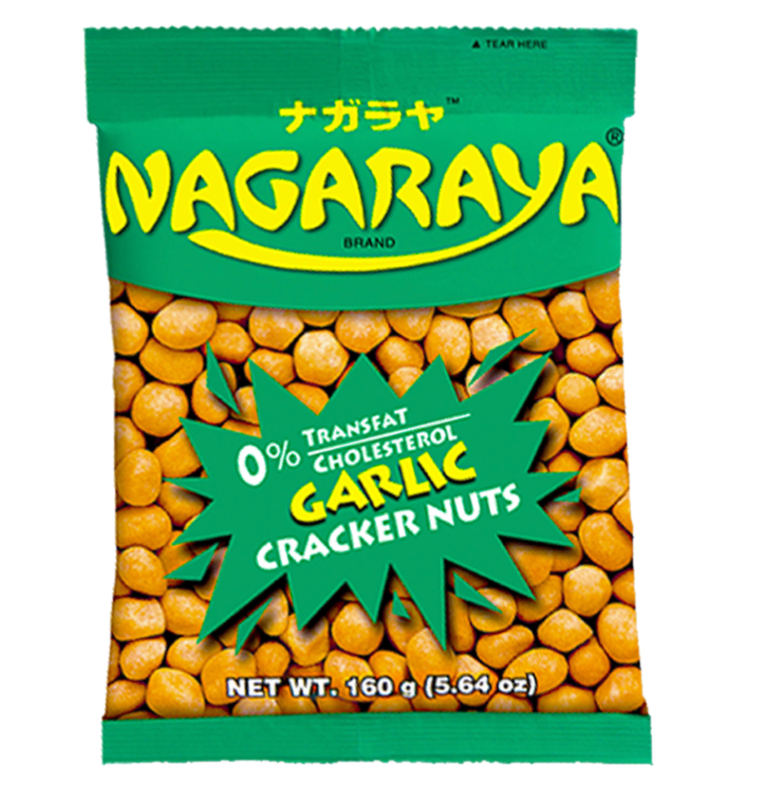Nagaraya | Cracker Nuts - Garlic |160g. - MARIVIC MART