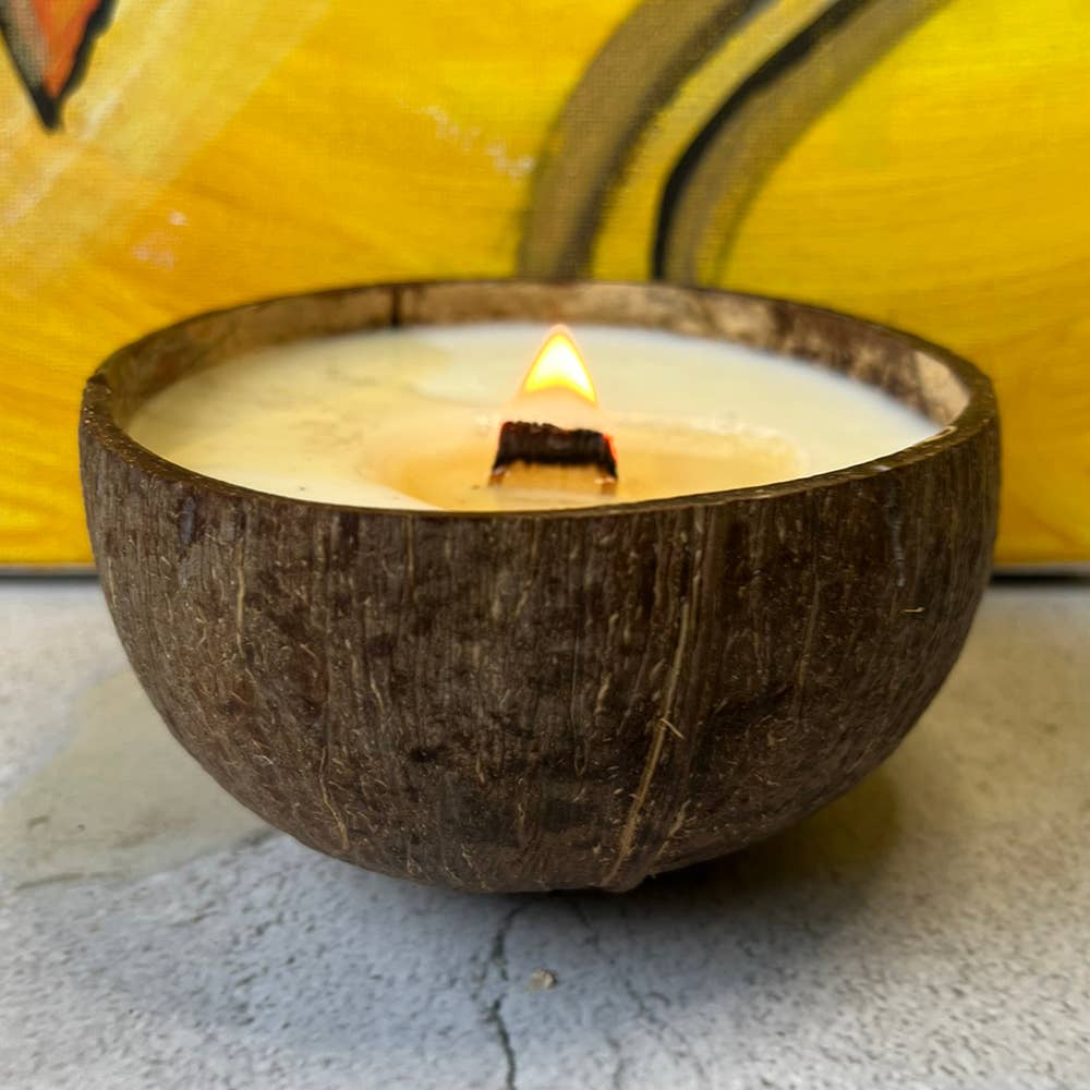 Coconut Shell Candle