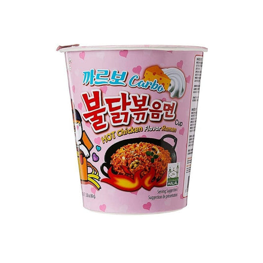 Samyang Buldak Ramen Hot Chicken Carbonara Cup 80 g - MARIVIC MART