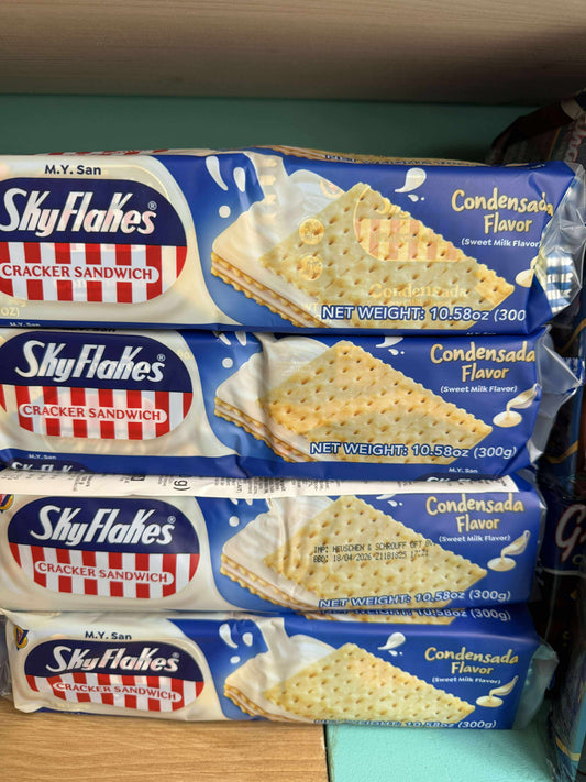 SkyFlakes Cracker Sandwich – Goût Lait Concentré Sucré (300g)