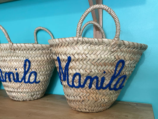 Handmade Manila Straw Bag SMALL - MARIVIC MART