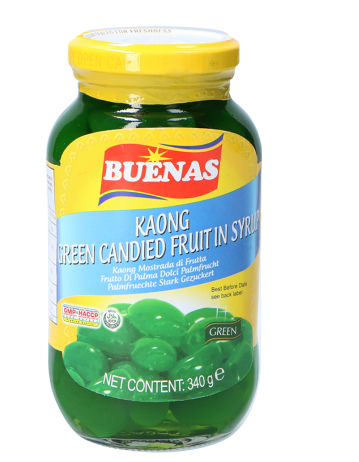 Palm Fruit (Kaong) Green in Jar / 340g. - MARIVIC MART