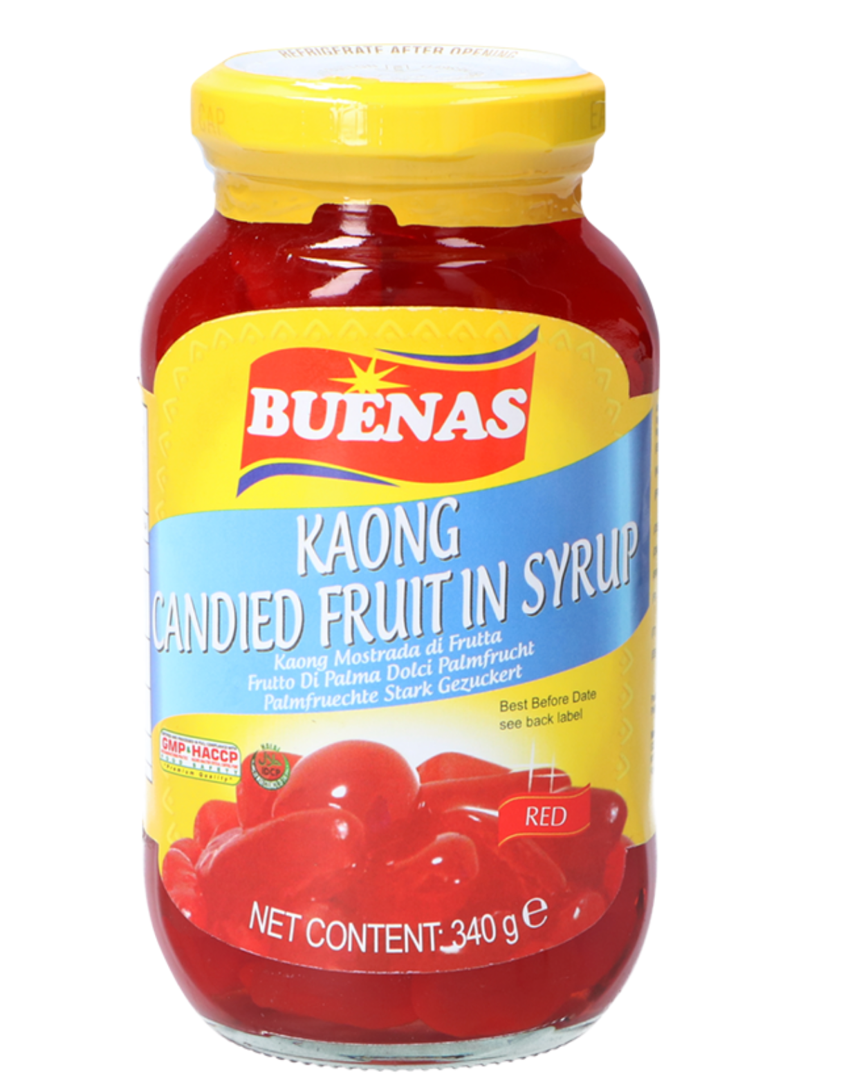 Palm Fruit (Kaong) Red in Jar | 340g. - MARIVIC MART