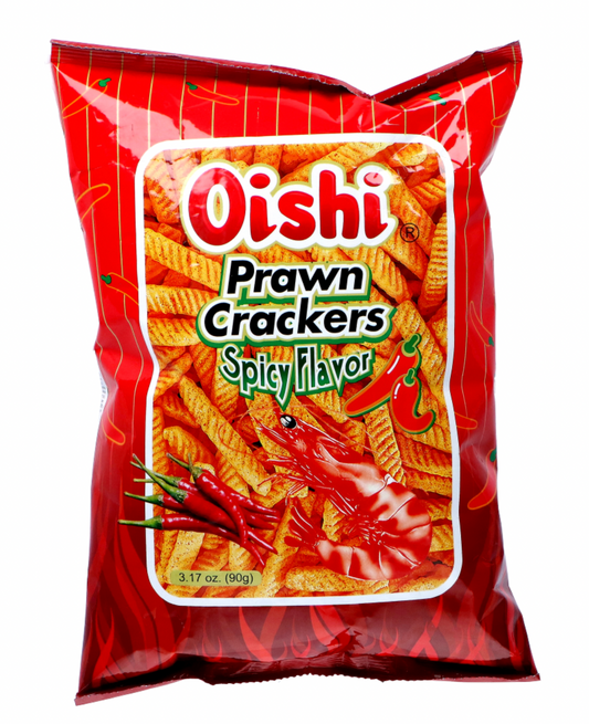 Oishi | Prawn Crackers - Spicy | 60g. - MARIVIC MART