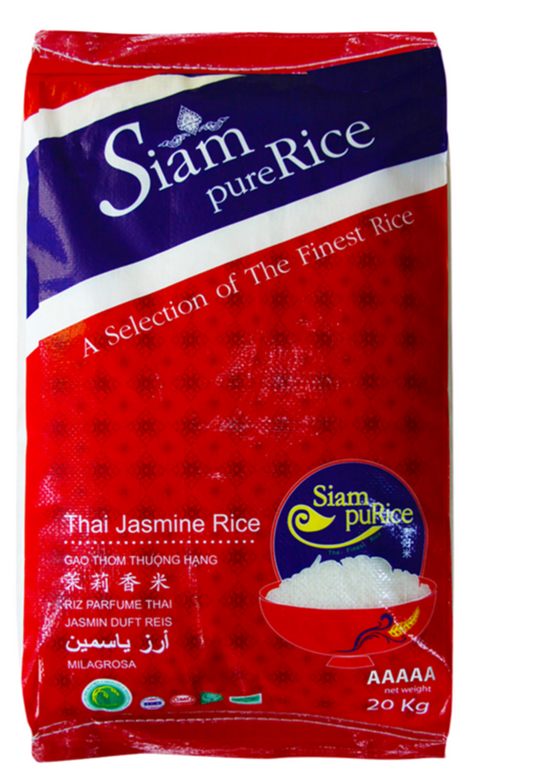 Siam Pure Thai Hom Mali Jasmine Rice Crop 2023 Premium - 20kg