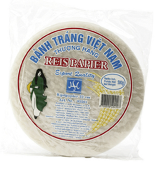 Feuilles de Riz Vietnamiennes - Ø 22 cm, 500 g