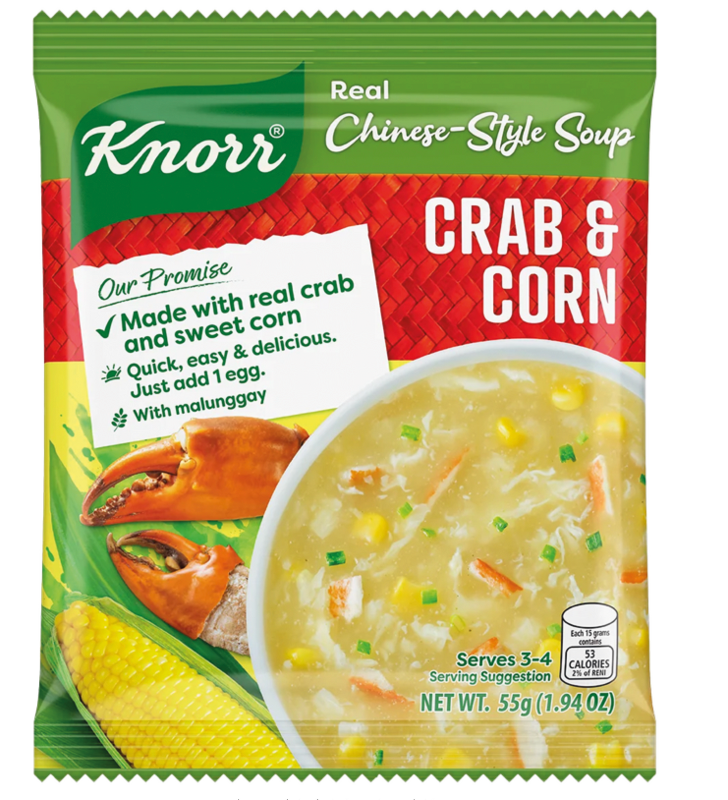 Knorr Crab & Corn Soup - 60g