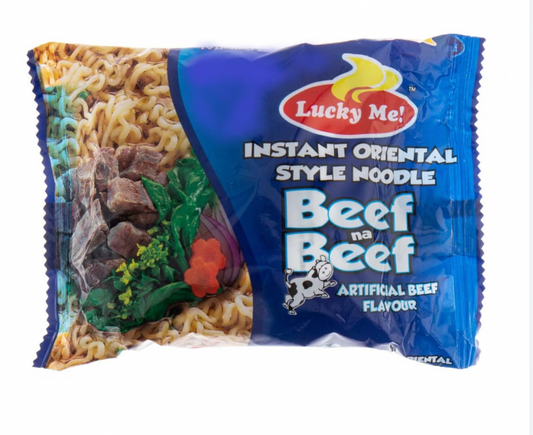 Lucky Me Beef Noodles