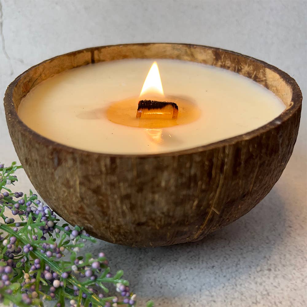 Coconut Shell Candle